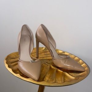 Nine west heels, beige/tan color, 4 inch heel, size 7.5 US.